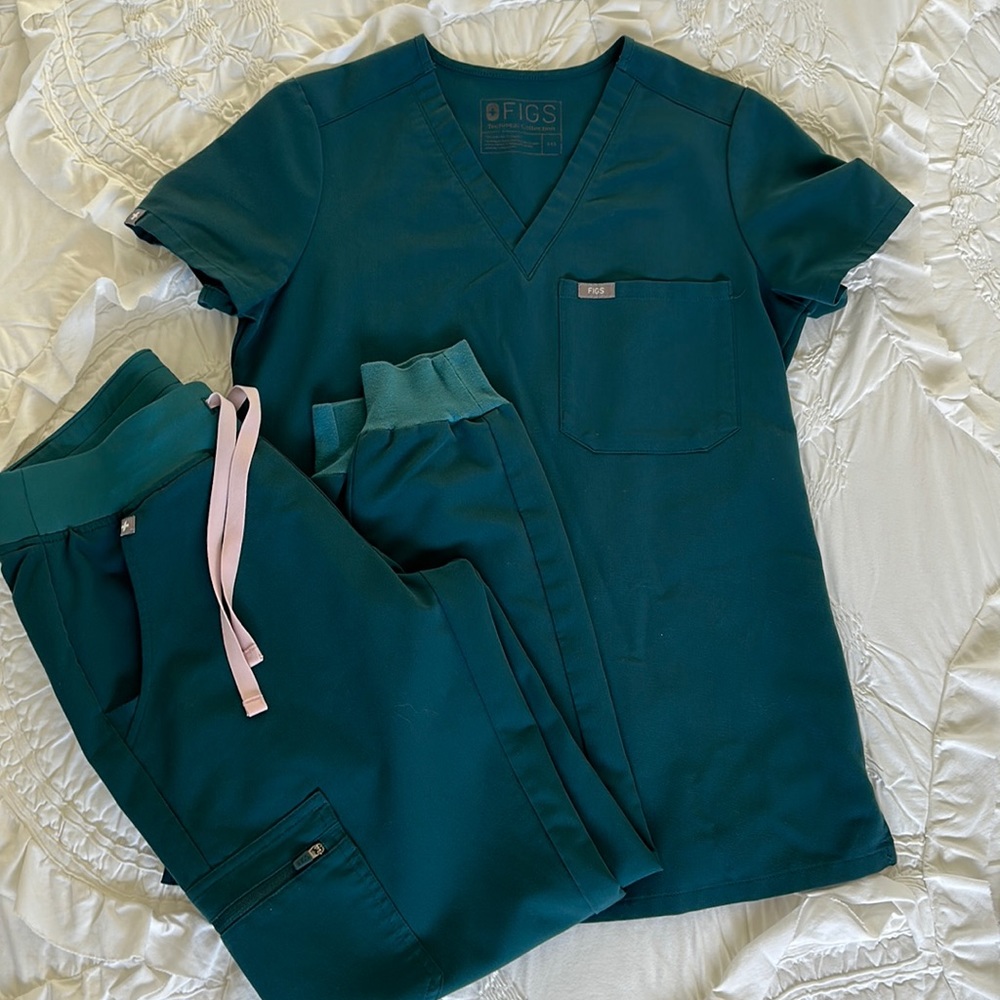 Figs CARIBBEAN BLUE 🌊 scrub set XXS/XSP